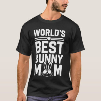 T-shirt Meilleure maman lapin 2019 pour femmes amoureuses