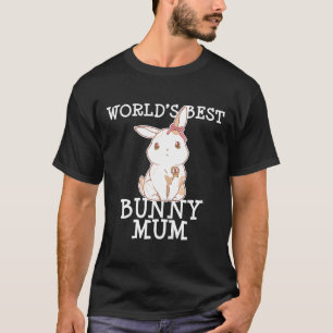 T-shirt Meilleure maman lapin Cool Pâques mignonne lapin L
