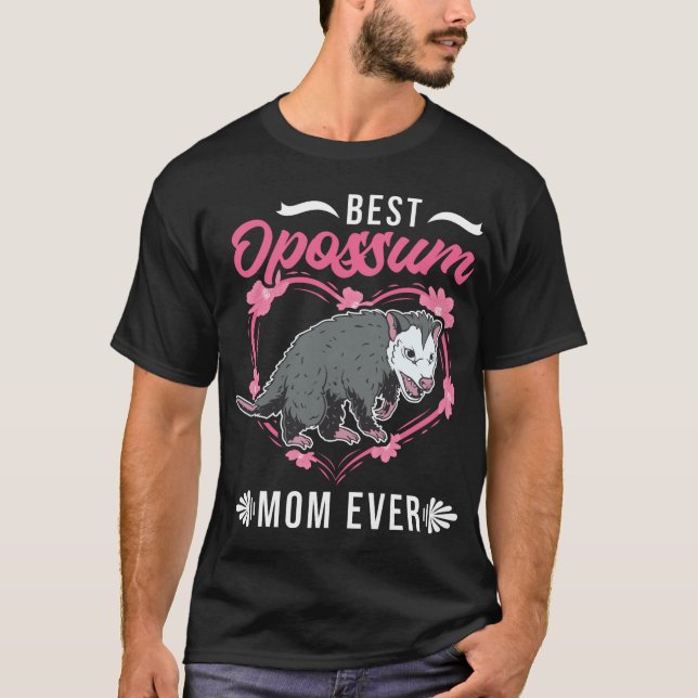 T-shirt Meilleure maman Opossum jamais (Devant)