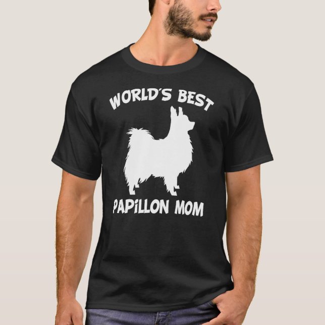 T-shirt Meilleure maman papillon du monde (Devant)