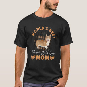 T-shirt Meilleure maman Pembroke Welsh Corgi Chien Femme d