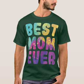 T-shirt Meilleure maman pour femmes EverCute aquarelle mèr