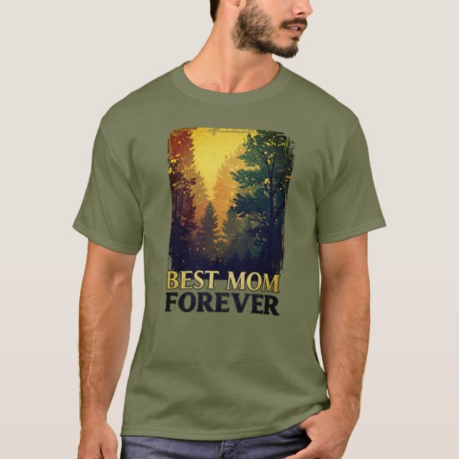 T-shirt Meilleure maman pour toujours (Devant)