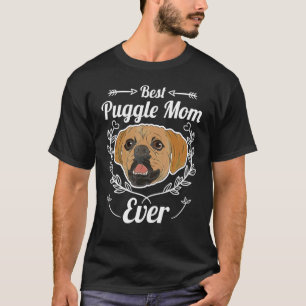 T-shirt Meilleure maman Puggle de chien adorable animal ra