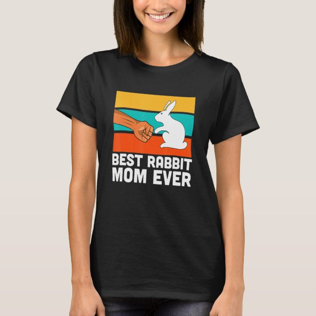 T-shirt Meilleure maman Rabbit Jour de Pâques Oeufs Dab Ga (Devant)