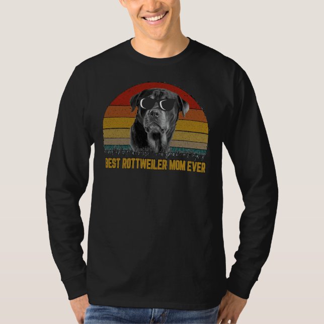 T-shirt Meilleure maman Rottweiler 11 ans (Devant)