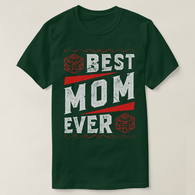 T-shirt Meilleure Maman RPG Fête des mères maman maman jeu (Design devant)