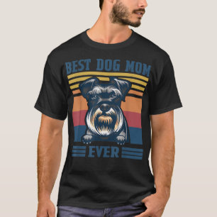 T-shirt Meilleure Maman Schnauzer Ever Drôle Maman de Chie