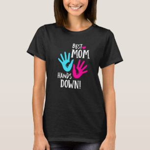 T-shirt Meilleure maman se ferme