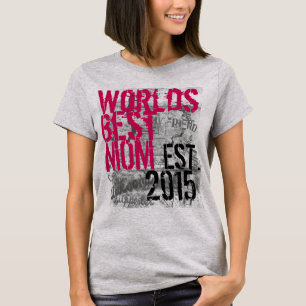 T-shirt Meilleure maman sur la tradition Année de la fêt