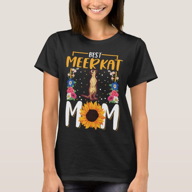 T-shirt Meilleure maman suricate jamais  2 (Devant)