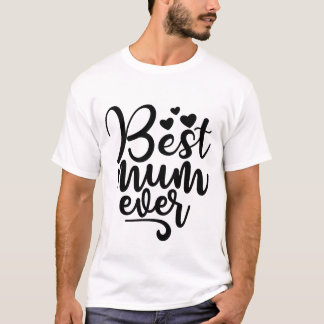 T-shirt Meilleure Maman Tee-shirt de la fête des Mères ave