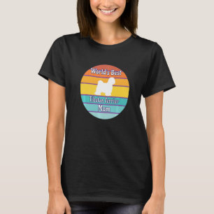 T-shirt Meilleure maman tibétaine Terrier du monde
