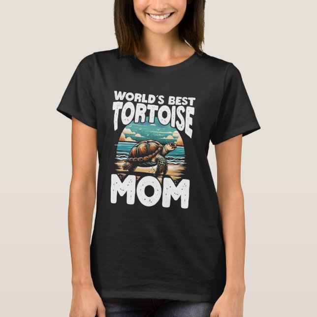 T-shirt Meilleure maman tortue du monde (Devant)