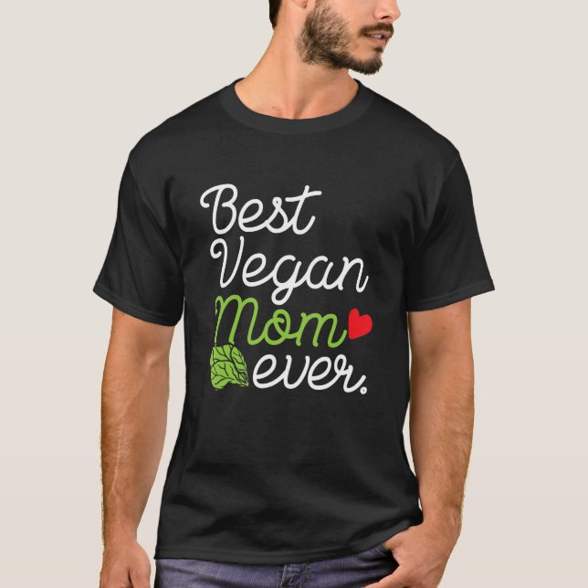 T-shirt Meilleure maman végétarienne Ever Mère végétarienn (Devant)