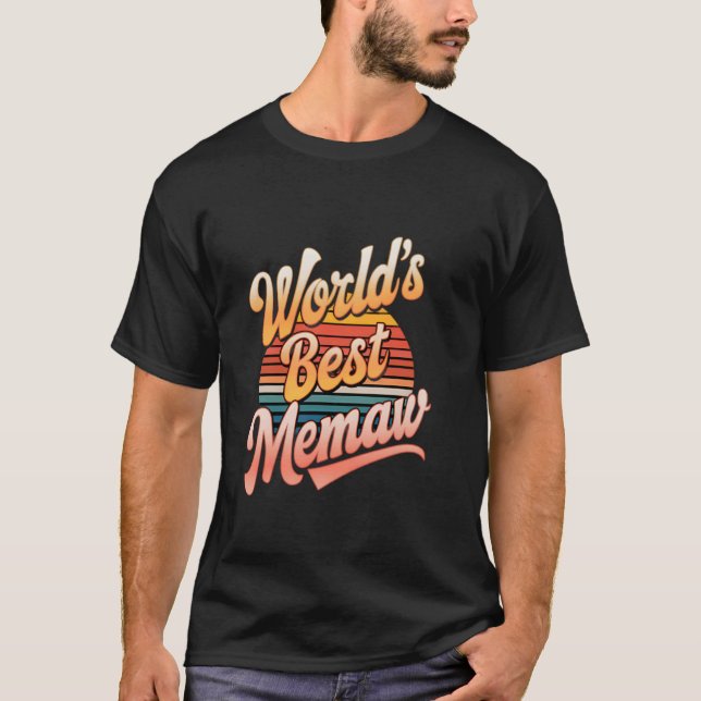 T-shirt Meilleure Mémé du monde (Devant)