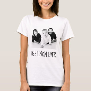 T-shirt Meilleure Mère de tous les temps, photo personnali