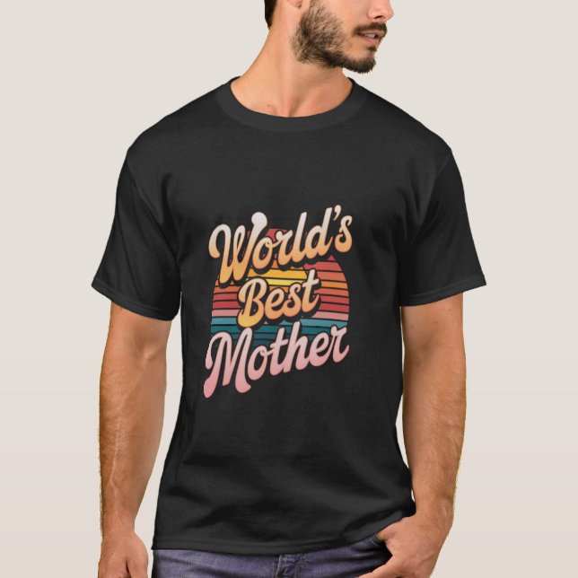 T-shirt Meilleure Mère du Monde (Devant)