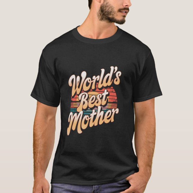 T-shirt Meilleure Mère du Monde (Devant)