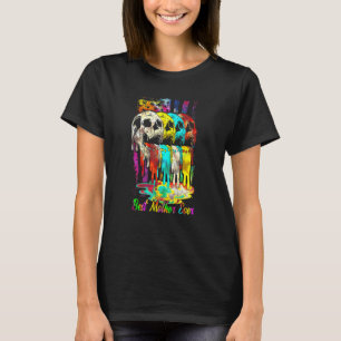 T-shirt Meilleure Mère jamais crâne Tie Dye Hippie Fête de