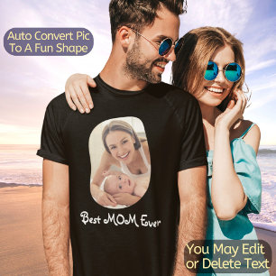 T-shirt Meilleure MOM jamais créer votre propre photo et t