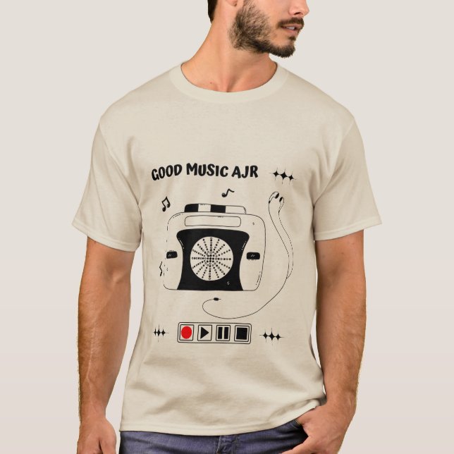 T-SHIRT MEILLEURE MUSIQUE AVEC AJR (Devant)