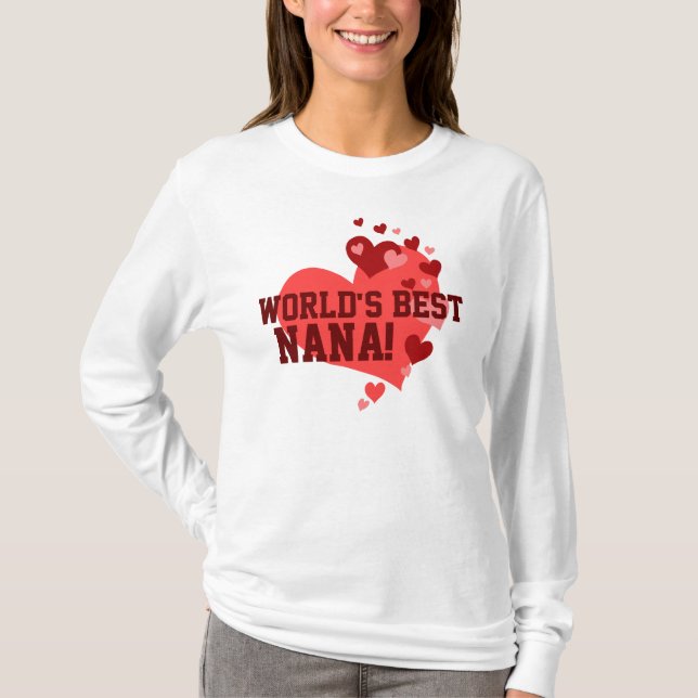 T-shirt Meilleure Nana du monde (Devant)