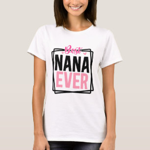 T-shirt Meilleure Nana Typographie