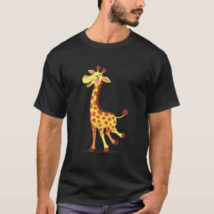 T-shirt Meilleure œuvre d'art de girafe pour hommes femmes