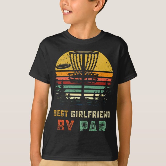 T-shirt Meilleure petite amie Disc Golf Gf Frisbees Disk G (Devant)