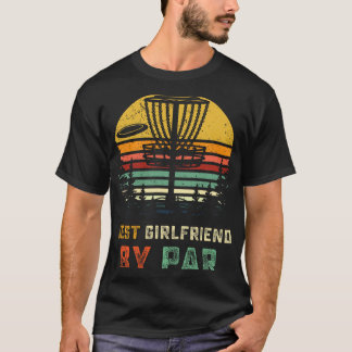 T-shirt Meilleure petite amie disc golf Gf Frisbees golfeu