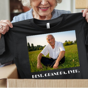 T-shirt Meilleure photo de famille de Grand-père