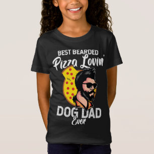 T-Shirt Meilleure Pizza Portée Aimant Chien Papa Jamais -