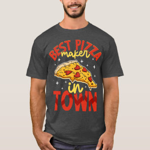 T-shirt Meilleure pizzeria en ville Hobby Pizza Maker