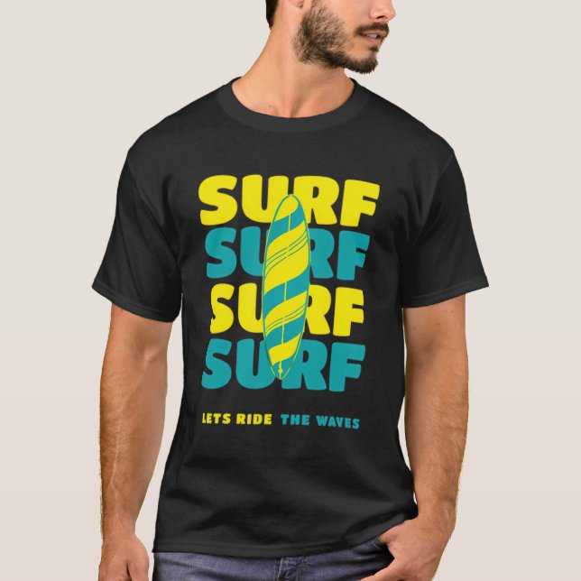 T-shirt Meilleure Planche De Surf Pour Hommes Femmes Enfan (Devant)