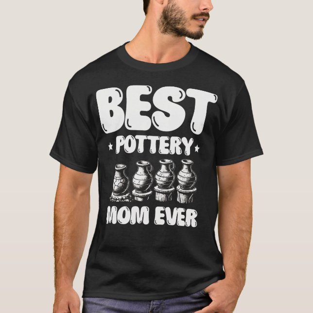 T-shirt Meilleure Poterie Maman Céramique Argile Potier Fo (Devant)