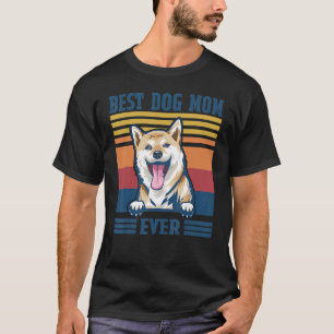 T-shirt Meilleure Shiba Inu Maman Ever Chien Maman Fête de