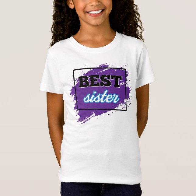 T-Shirt Meilleure sœur (Devant)