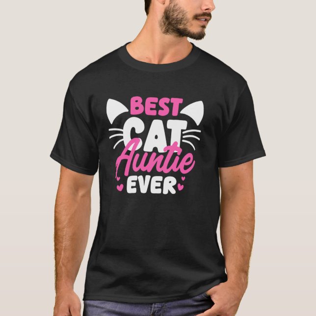 T-shirt Meilleure Tante de Chat Chère Propriétaire de Chat (Devant)