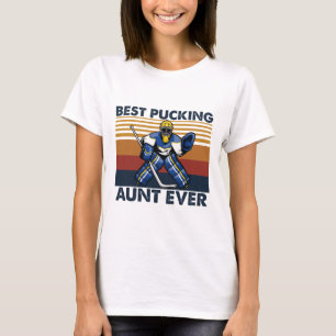 T-shirt Meilleure tante de hockey drôle disant