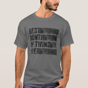 T-shirt Meilleure Tante De Jumeaux Grossesse Faire-part Dr