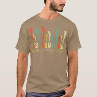 T-shirt Meilleure Tante Jamais Guitariste Amour Drôle Mère