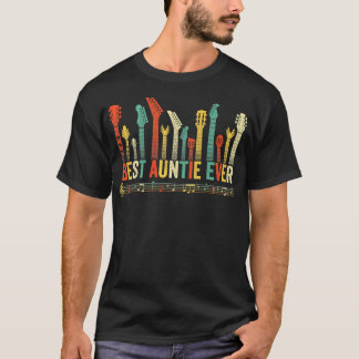 T-shirt Meilleure Tante Jamais Guitariste Amour Funny Guit