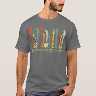 T-shirt Meilleure Tante Jamais Guitariste Amour Funny Guit