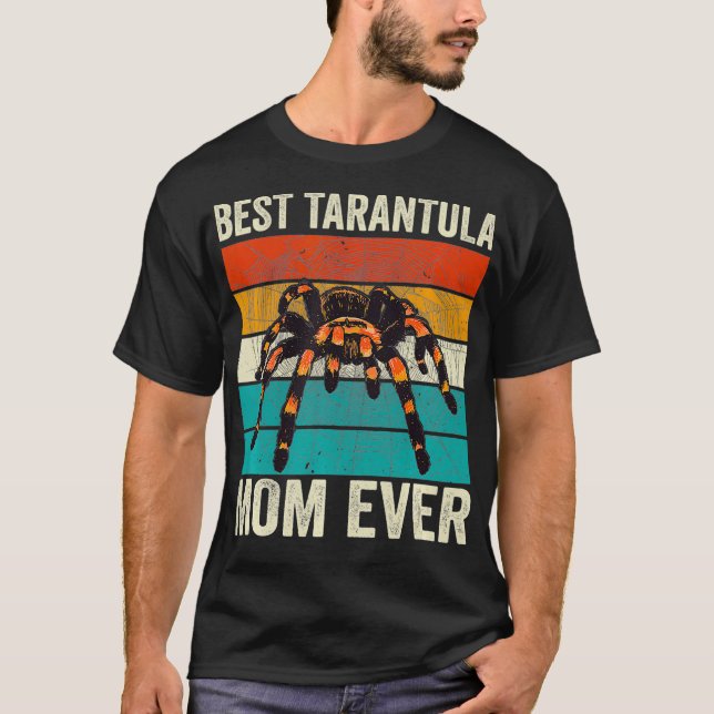 T-shirt Meilleure Tarantula Maman Jamais rétro Spider mama (Devant)