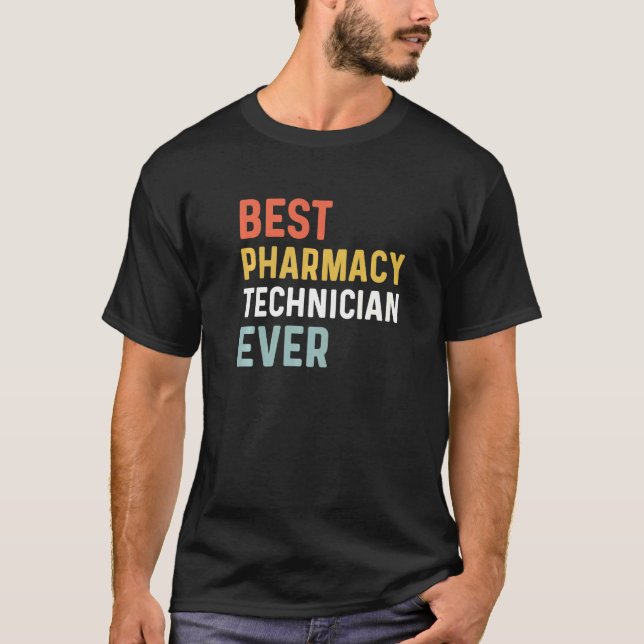 T-shirt Meilleure technologie en pharmacie jamais Humour S (Devant)