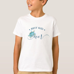 T-shirt Meilleure tortue marine pour enfants
