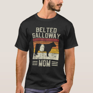 T-shirt Meilleure vache maman femmes vintage ceinture Gall