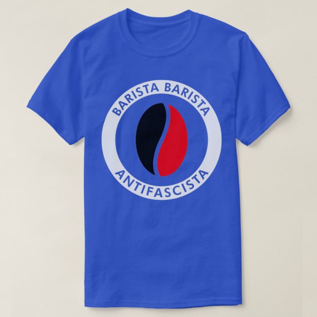 T-shirt Meilleure vente Barista Antifascista Merchandises (Design devant)