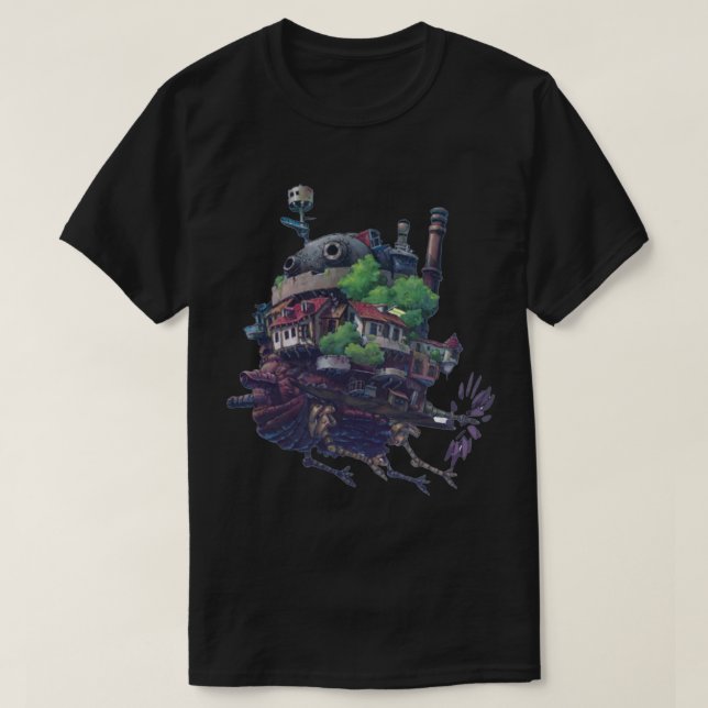 T-shirt Meilleure vente Howl_s Moving Castle (Design devant)